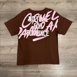 Cruel Pancake Brown No Time For Romance Tee Men’s Size Small/Medium